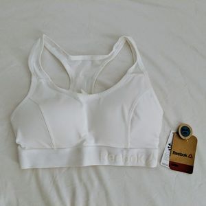 Reebok White Sports Bra